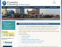 Tablet Screenshot of cynertiaconsulting.com